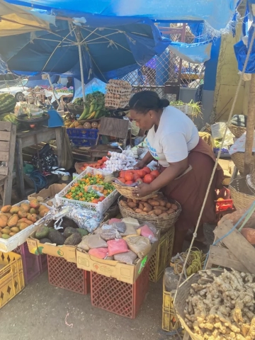 Marktstand Jamaika Montego Bay