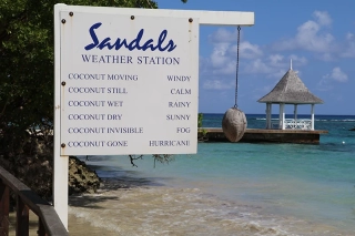 Wettertafel Sandels Ressort Jamaika