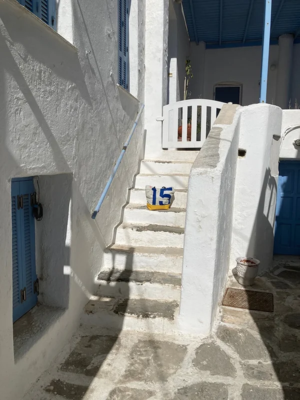 Paros Griechenland Naoussa Fischerdorf Innenstadt