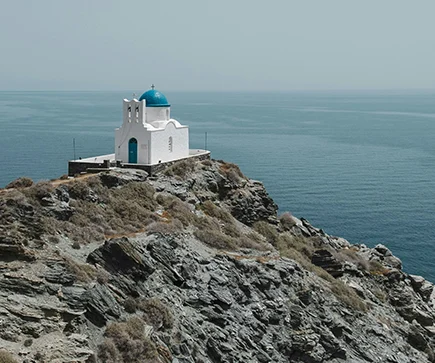 Insel Karpathos Griechenland Kapelle Badeferien Ferien webook.ch