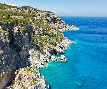 Insel Karpathos Griechenland Strand Felsen Badeferien Ferien webook.ch