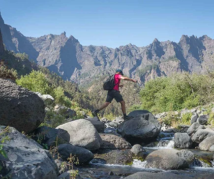 Insel La Palma, Kanaren, caldera de taburiente Badeferien