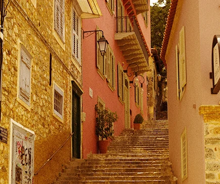 Nafplio Peloponnes Griechenlands Stadt Badeferien für die Familie