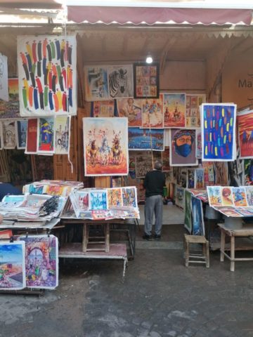 Souk in der Medina von Marrakesch (1)