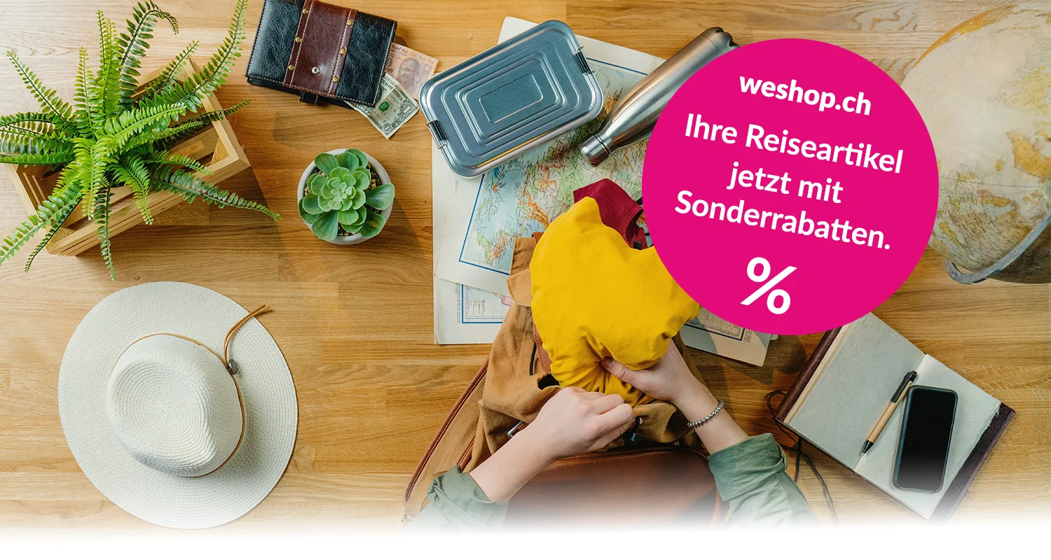 Jetzt Reiseartikel mit bis zu 50 % Rabatt entdecken