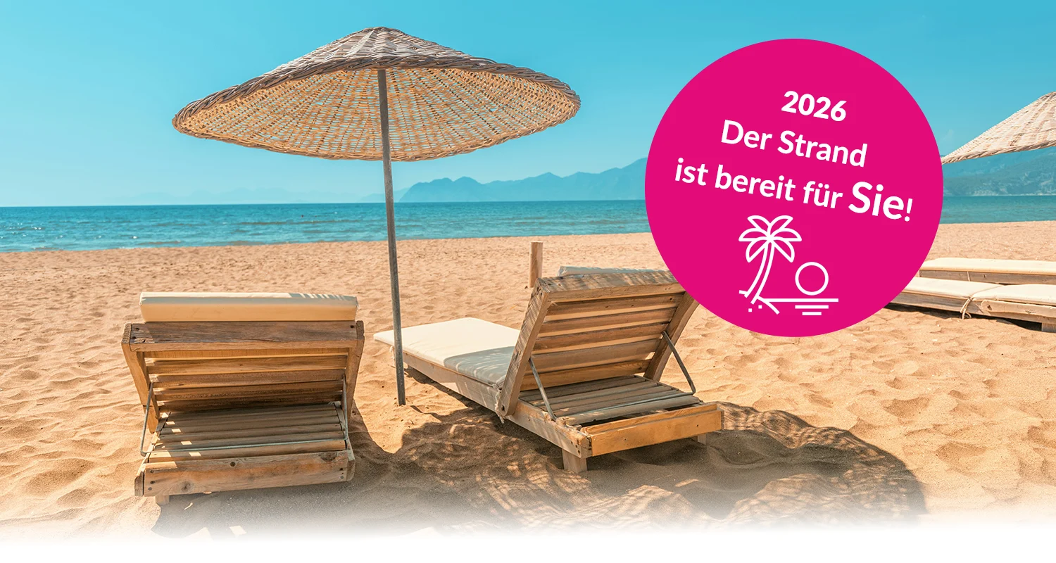 Strandferien 2026 Online Reisebüro webook.ch